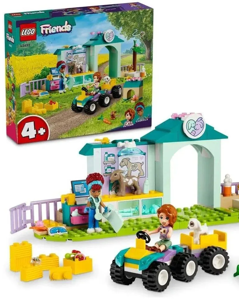Lego Farm Animal Vet Clinic Building Blocks Multicolor Age- 4 Years & Above