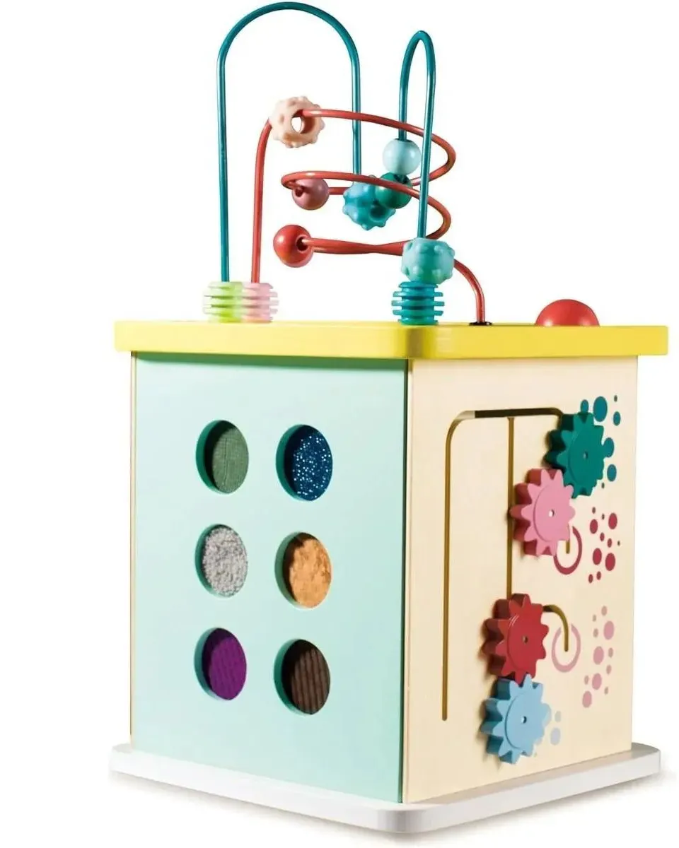 Hape Kids Multiactivity Play Cube Learning Toy E8503 Age- 12 Months & Above