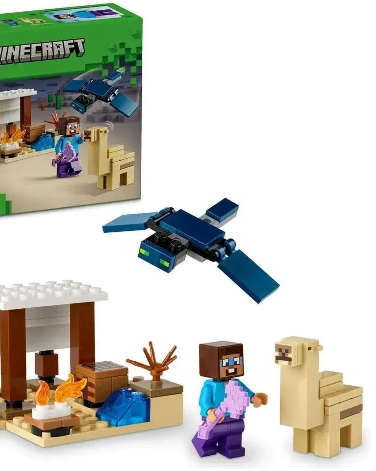 Lego 21251 Steve's Desert Expedition Building Blocks Multicolor Age- 6 Years & Above