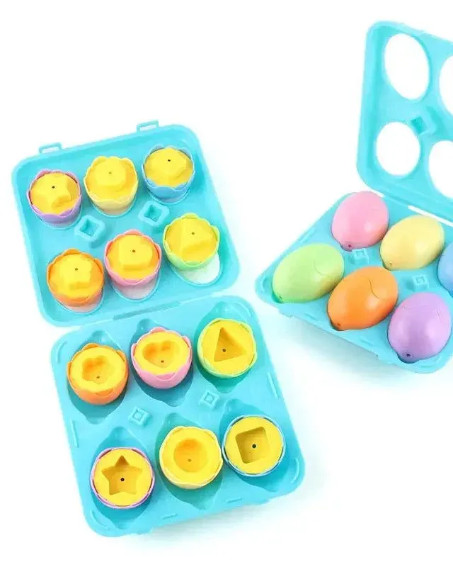 Pibi Match & Count Eggs Multicolor 6 Pieces Age- 2 Years & Above