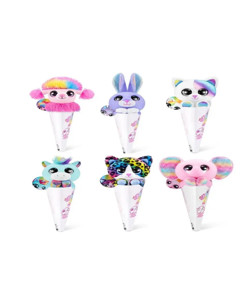 Zuru Coco Cones Rainbow Plush Cone 9631Sq1 Assorted Pack of 1 Age- 2 Years & Above