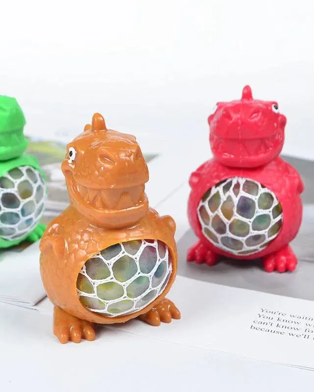 Pibi Bellied Dinosaur Fidget Squishy Toy 8.5X5.5X5.3Cm Multicolor Assorted Pack of 1 Age- 3 Years & Above