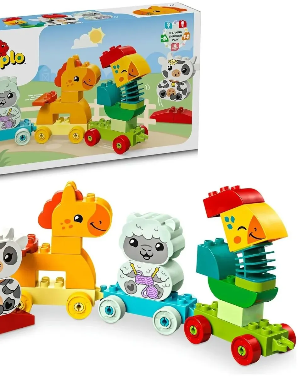 Lego Duplo Animal Train Building Blocks Multicolor Age- 18 Months & Above