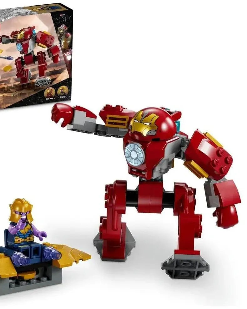Lego Iron Man Hulkbuster vs. Thanos Building Blocks Multicolor Age- 4 Years & Above
