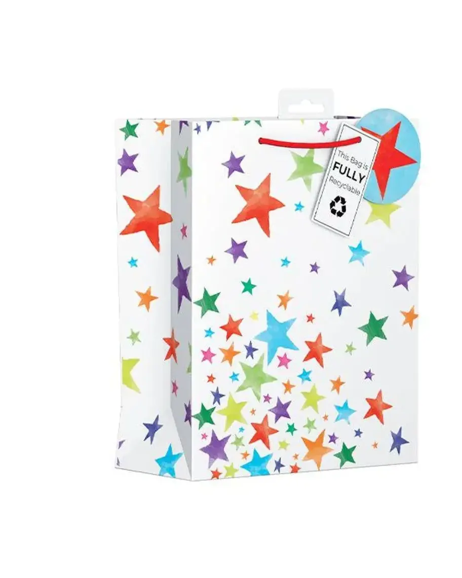 Giftmaker Bright Stars Recyclable Gift Bag Medium