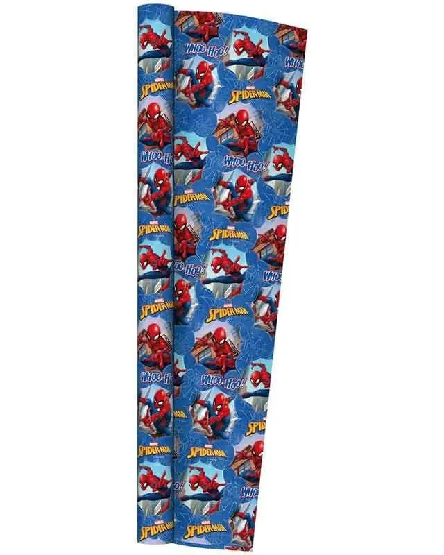 Marvel Spiderman Birthday Wrapping Paper (2m x 69cm)