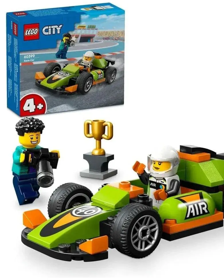 Lego Green Race Car Building Blocks Multicolor Age- 6 Years & Above
