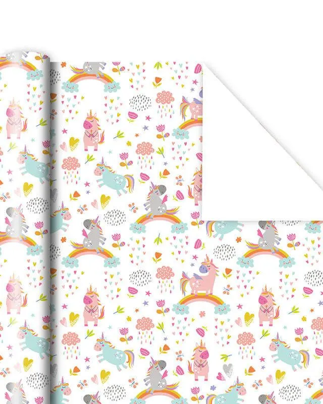 Pibi Pretty Unicorn Gift Wrapping Paper 50cmx70cm Age- Newborn & Above