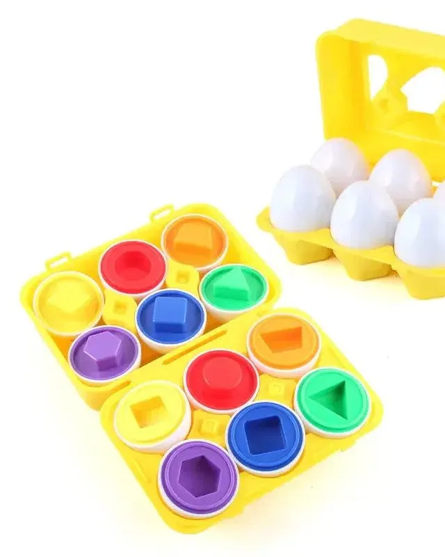 Pibi Match & Count Eggs Multicolor 6 Pieces Yellow Age- 2 Years & Above