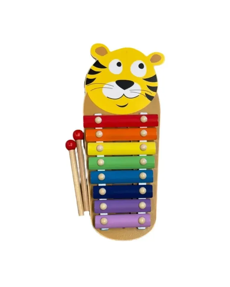 Acool Toys 8 Keys Animal Xylophone-Tiger AC6609 Age- 18 Months & Above