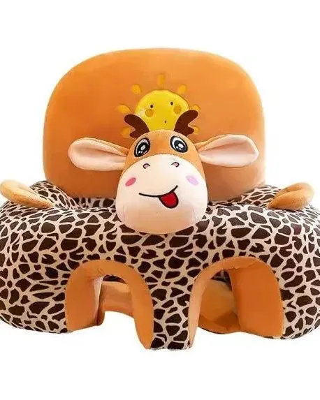 Akaa Cute & Supersoft Deer Plush Sit Me Up Baby Support Sofa Age- 6 Months & Above