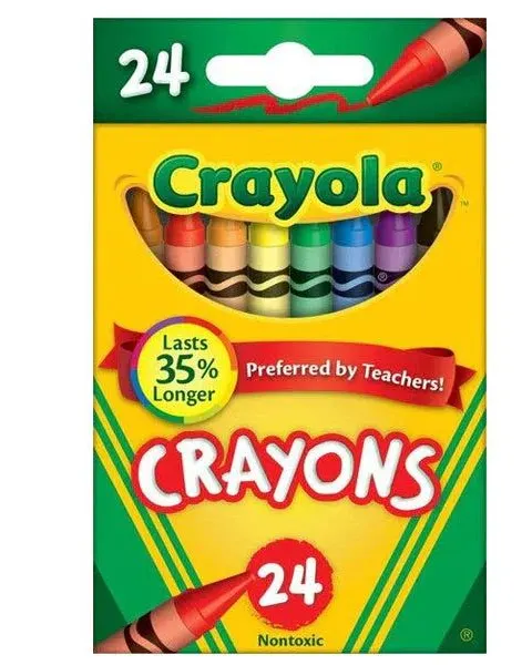 Crayola Classic Color Crayons Pack of 24 Age- 3 Years & Above