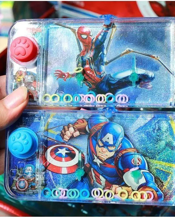 Pibi Avengers Water Ring Game Console with Rings Assorted (Single) Age- 3 Years & Above