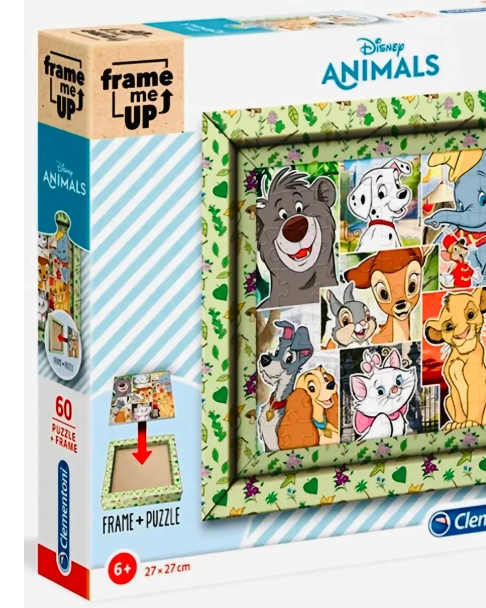 Clementoni: Puzzle Frame Me Up 60 Pz · Disney Animals