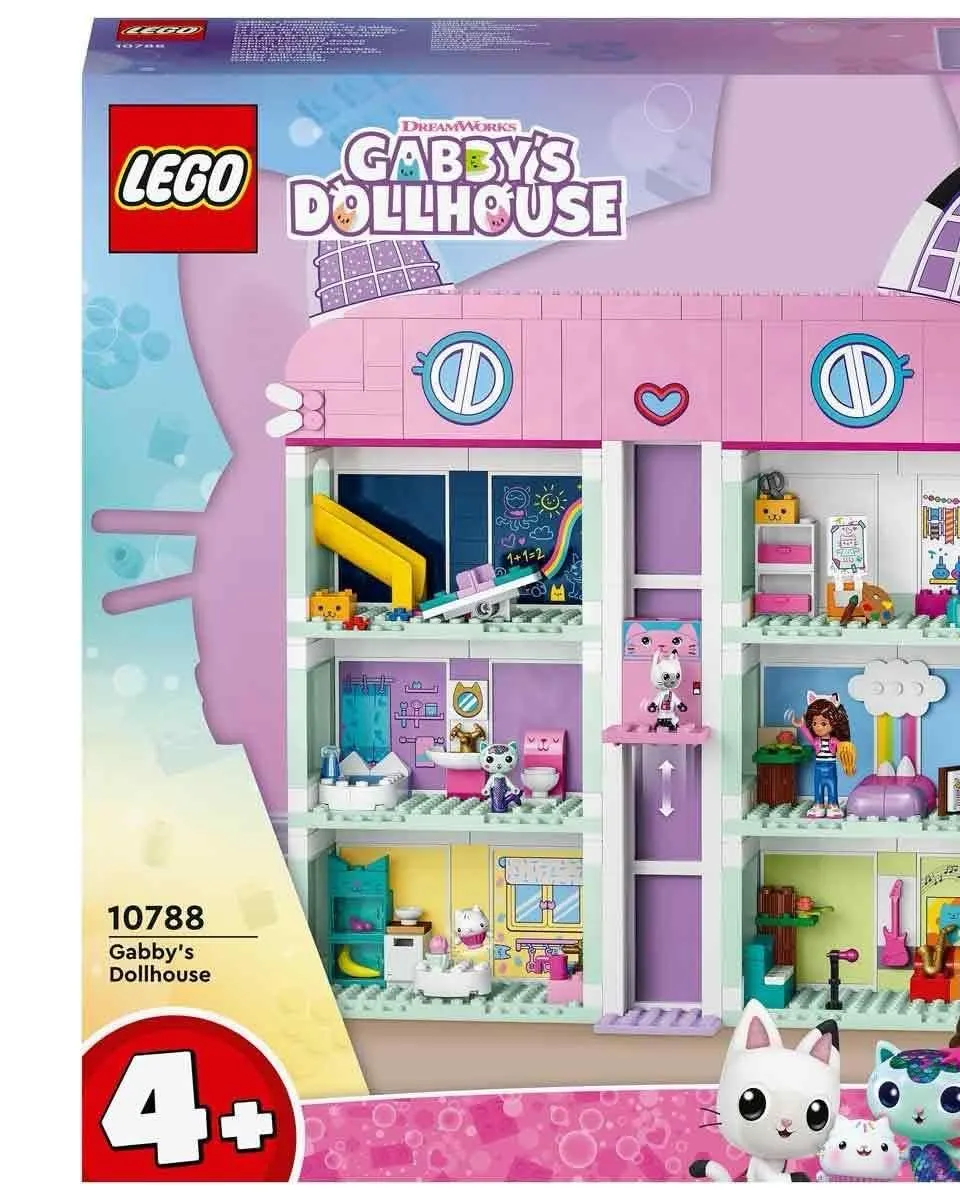 Lego Gabby's Dollhouse Building Blocks Multicolor Age- 4 Years & Above