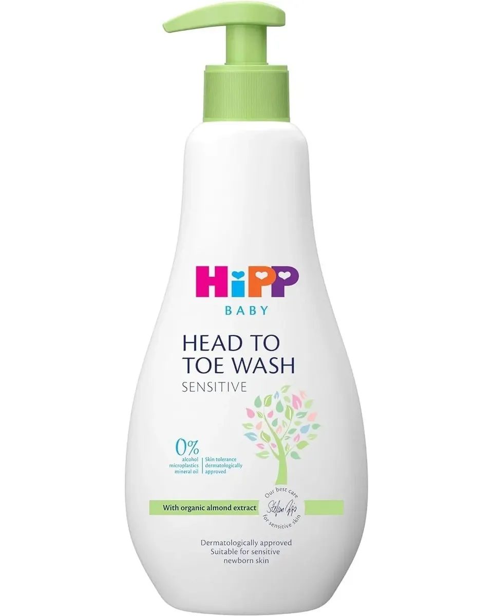 Hipp Baby Sensitive Head to Toe Wash 400ml Age- Newborn & Above
