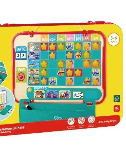 Hape Habit Heroes Reward Chart for Kids Age- 3 Years to 6 Years