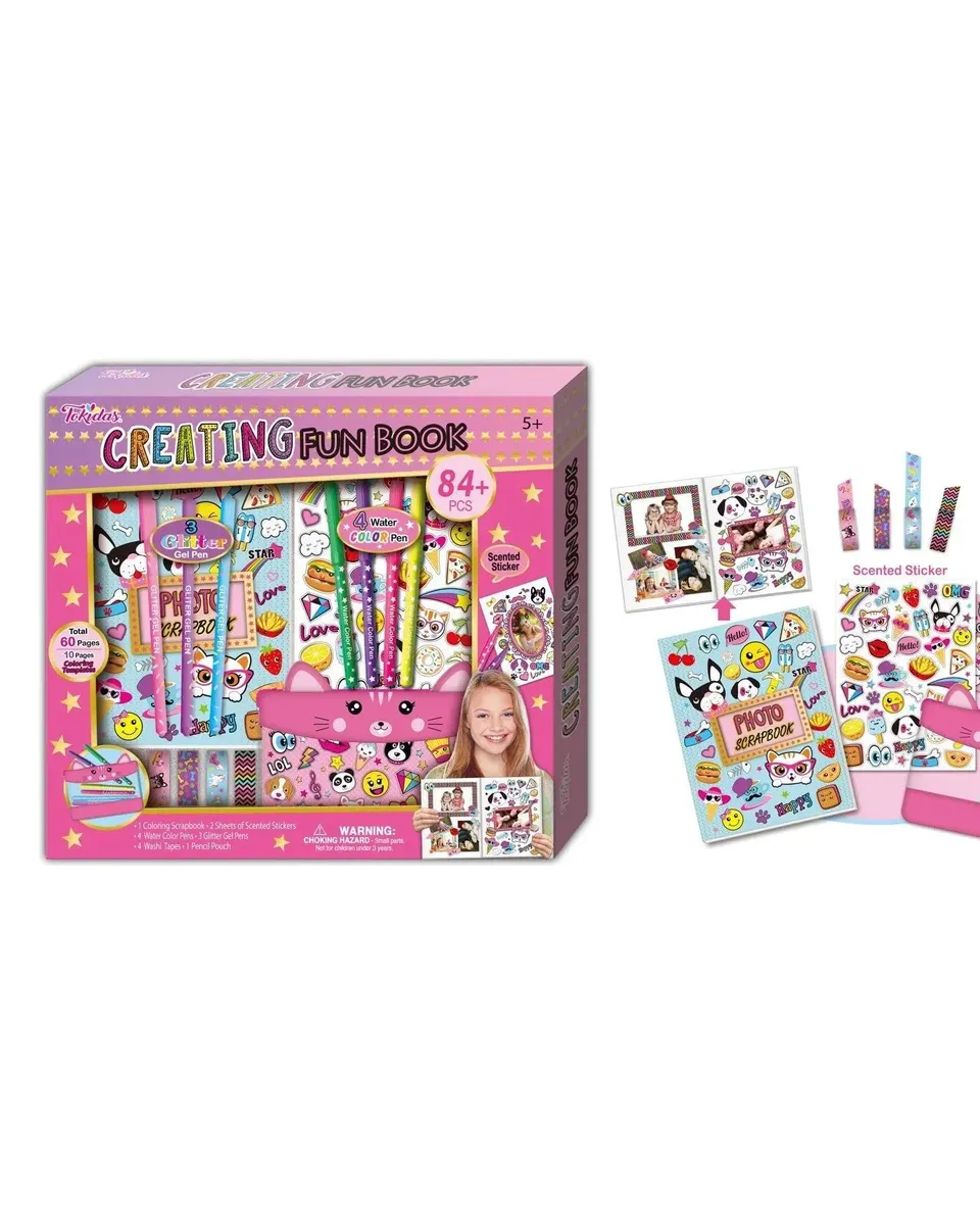 Pibi Creating Fun Book Kids Art & Craft Kit Multicolor Age- 4 Years & Above