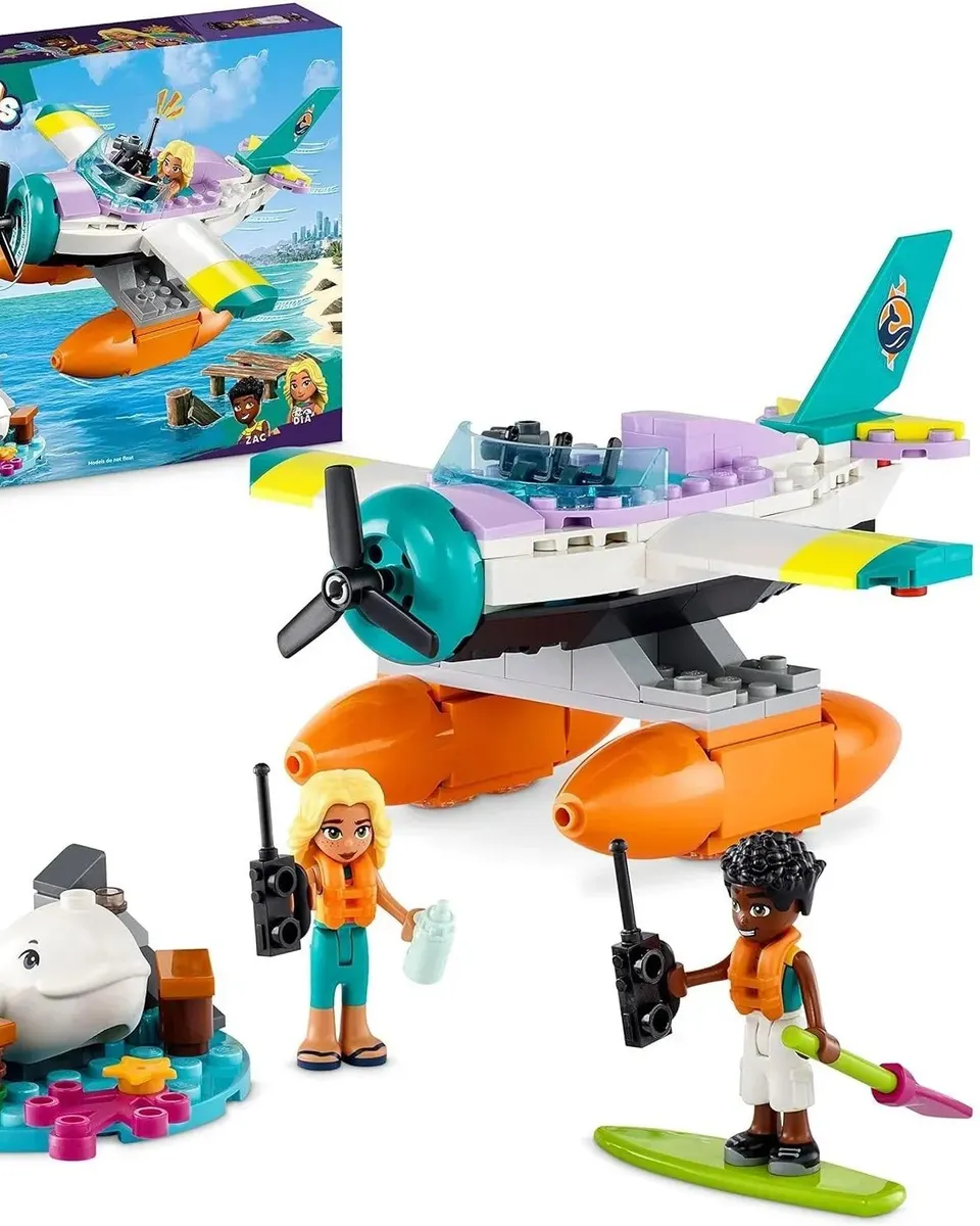 Lego Freinds Sea Rescue Plane Building Blocks Multicolor Age- 6 Years & Above