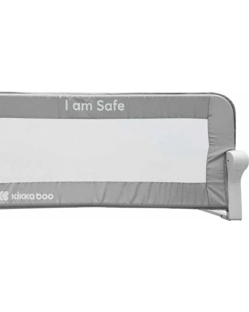 Kikkaboo I am Safe Protective Bed Rail Gray 150cm Grey Age-18 Months to 5 Years