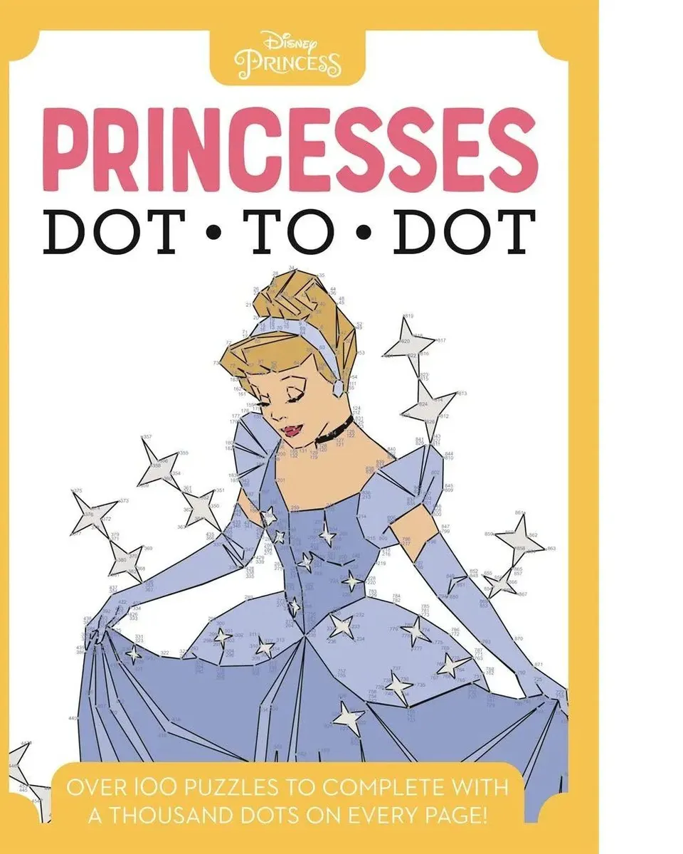 Disney Dot-To-Dot Princesses Drawing Book