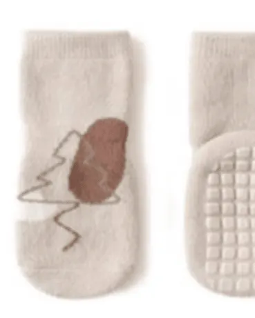 Toto & Mommie Infant Grip Socks Kaki Green