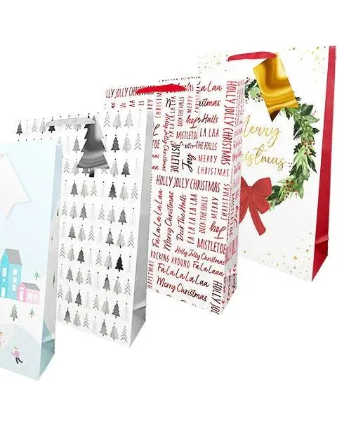 Pibi Christmas Traditional Luxury Xl Gift Bag Assorted Age- Newborn & Above