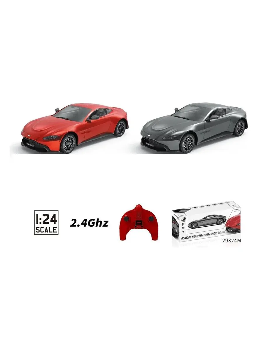 Aston Martin Vantage Battery-Body: Car with 1:24 Scale Assorted Assorted Age- 4 Years & Above