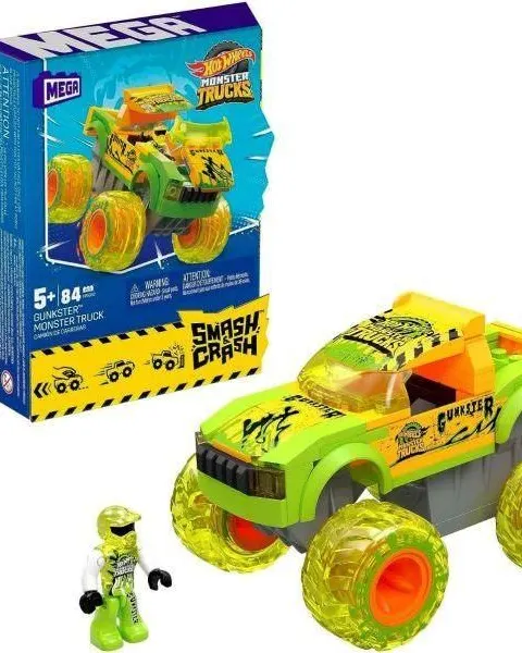 Hot Wheels Monster Trucks Smash & Crash Race Ace Multicolor Age- 3 Years & Above