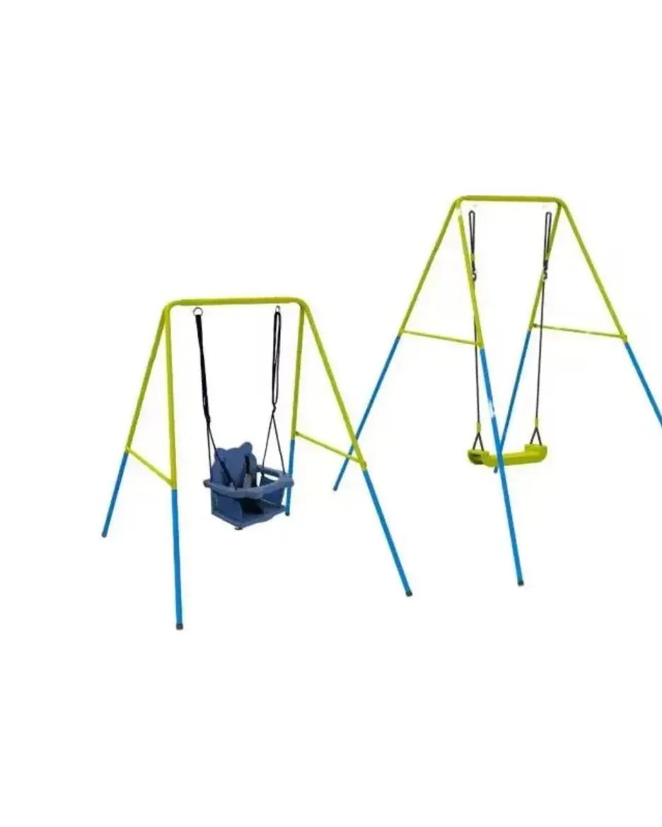 Pibi 2-in-1 Baby Swing Set Multicolor Age- 9 Months & Above