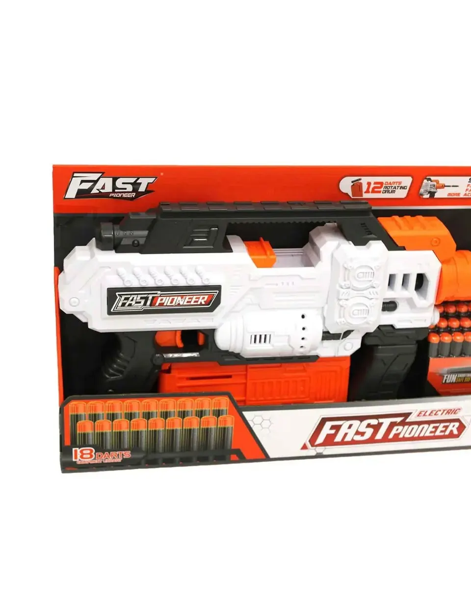 Pibi NYC Fast Pioneer Electric Dart Gun 18 Darts Age- 6 Years & Above