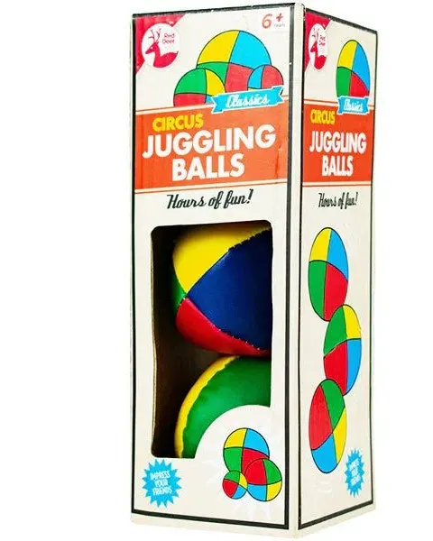Red Deer Toys Circus Juggling Balls Set 3Pc Age-4 Years & Above