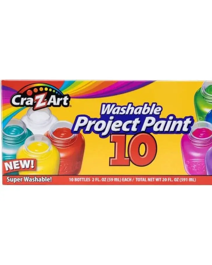 Cra-Z-Art 10 Washable Kids' Paint Multicolor Age- 3 Years & Above