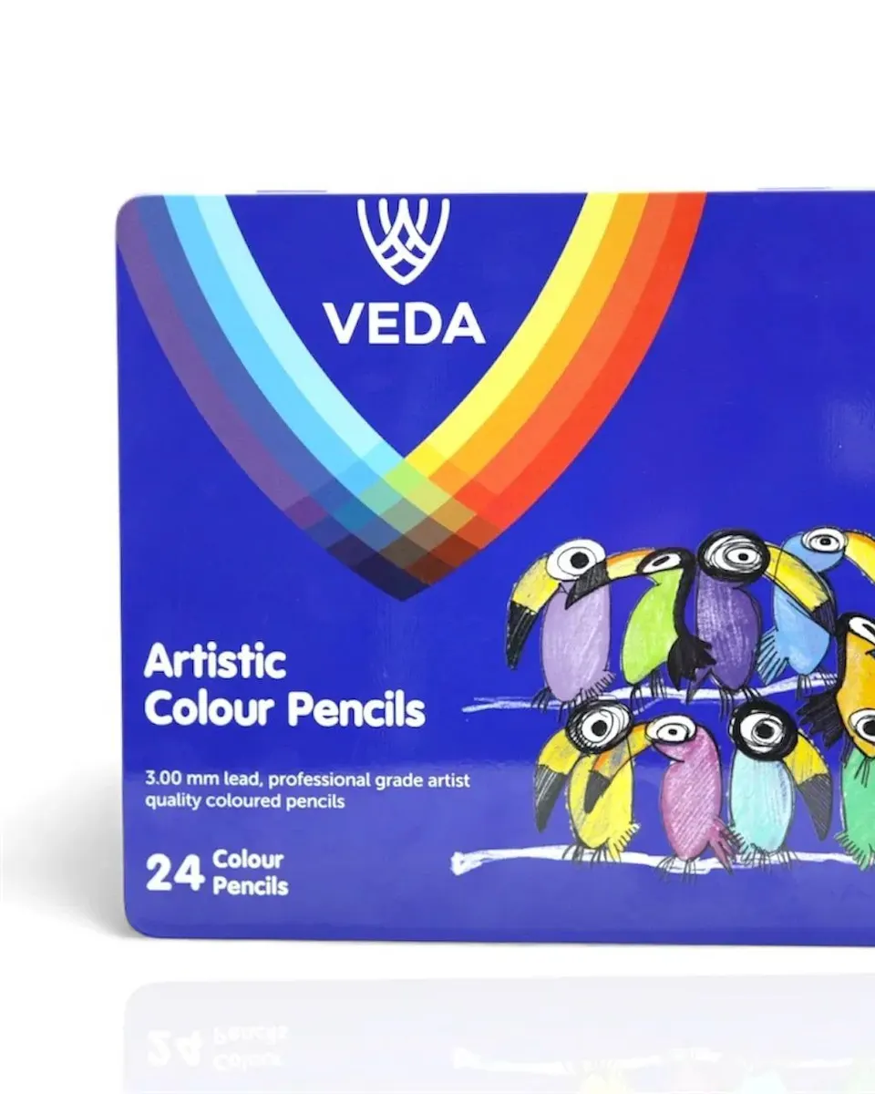 Veda Artistic Pencils Set of 24 High-Quality Drawing Pencils for Precision and Creativity Age- 6 Years & Above