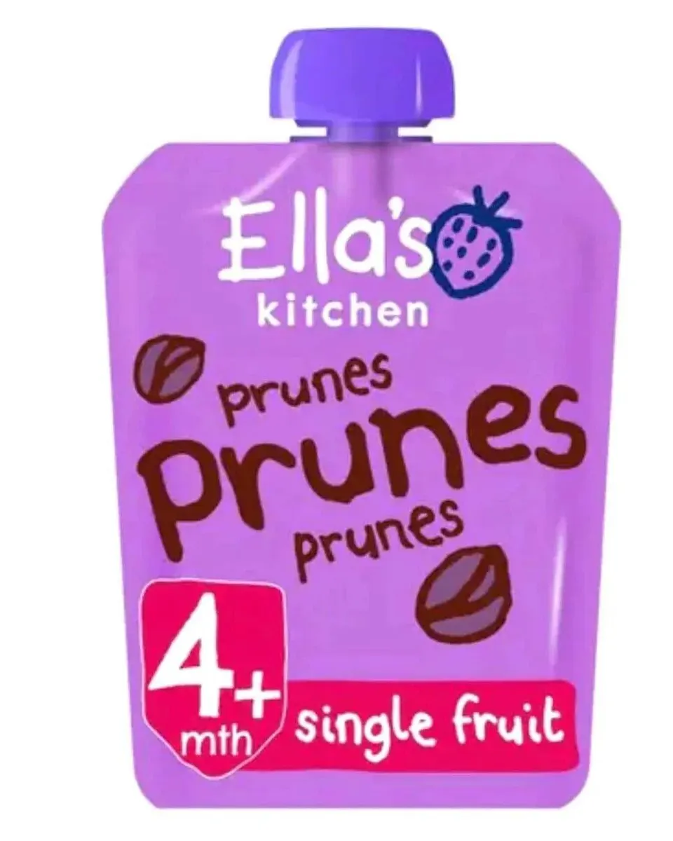 Ella's Kitchen Organic Prunes Puree 70G Stage 1 Baby Food #EK271 Age- 4 Months & Above