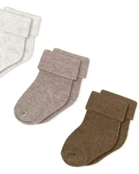 Motherschoice Baby's 3-Pack Socks Age- Newborn to 6 Months IT11113